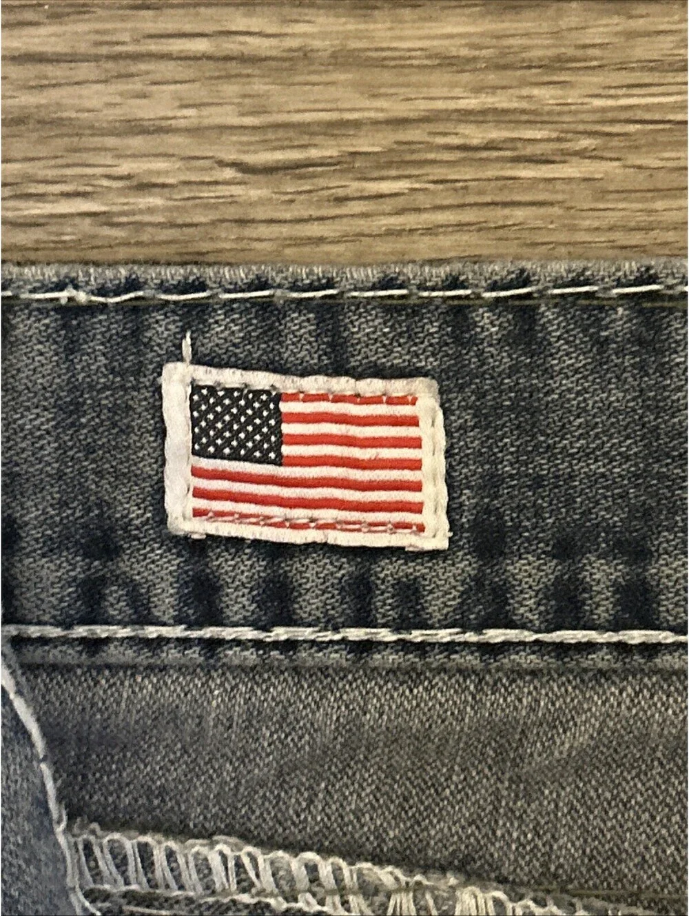 True Religion Ricky Super T Jeans - Size 40 Thick Piping Stitch